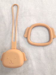 Thân thiện với môi trường cho con chó có hình dáng bé bú núm vú bằng silicone với vòng mọc răng