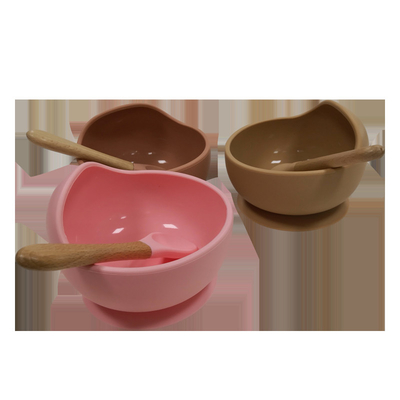Di động tùy chỉnh cho trẻ ăn dặm Hút bát cho bé Bộ bát ăn cho bé Chiều cao 8cm