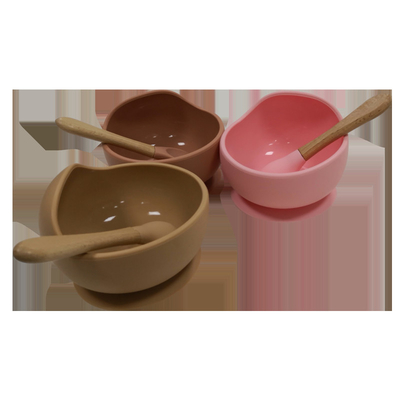 Di động tùy chỉnh cho trẻ ăn dặm Hút bát cho bé Bộ bát ăn cho bé Chiều cao 8cm