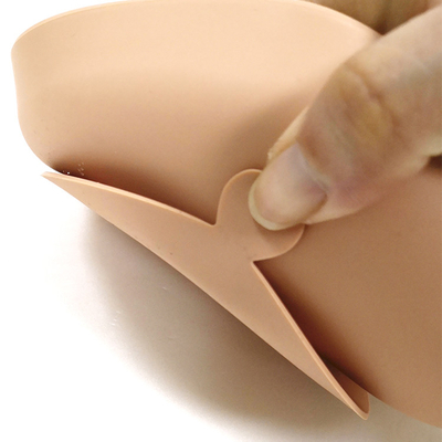 Tấm ăn dặm silicone thân thiện với môi trường có hình trái tim cho trẻ em