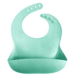 Có thể tái sử dụng silicone mềm không thấm nước Yếm trẻ em bắt thức ăn 29 * 23 * 0.2cm