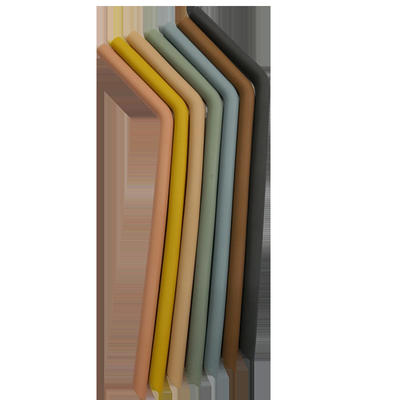 Bé bú sữa Eco Silicone Bendy Ống hút bằng silicone có thể tái sử dụng FDA