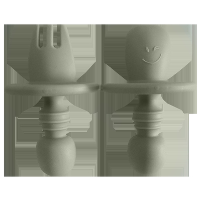 Thức ăn cho trẻ sơ sinh Lớp Bé tự ăn Muỗng mềm silicone cho bé 8 * 5 * 2,5cm ODM