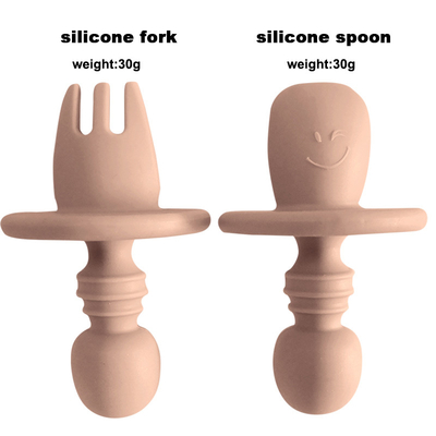 Thìa ăn dặm bằng silicon mềm có thể tái sử dụng thân thiện với môi trường Thìa ăn dặm miễn phí bPA