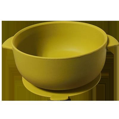 Bát silicone trẻ em có nhiều màu không chứa BPA Két an toàn cho lò vi sóng 400ml có ống hút
