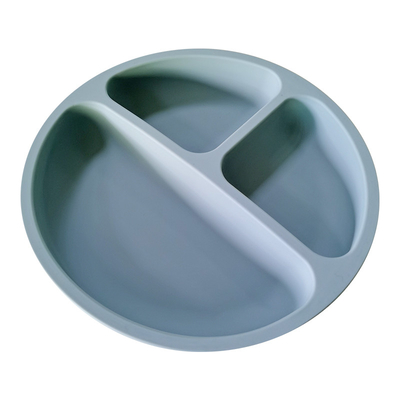 Cao su bền dành cho bé có tay cầm bằng silicone chia đôi -40-230 độ C để tự ăn