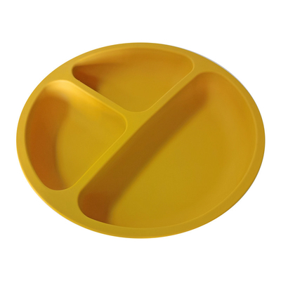 Cao su bền dành cho bé có tay cầm bằng silicone chia đôi -40-230 độ C để tự ăn