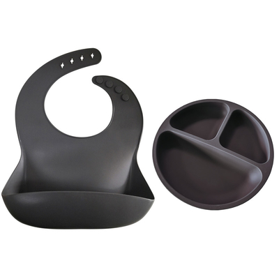 Bền vững Yếm xô silicone trẻ em nhiều màu Bền vững Bộ đồ ăn bằng silicon không chứa BPA