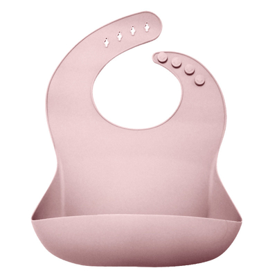 Yếm xúc silicone cho trẻ mới biết đi kháng khuẩn Yếm ăn không thấm nước Có dụng cụ bắt vụn