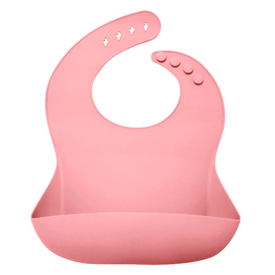 Yếm xúc silicone cho trẻ mới biết đi kháng khuẩn Yếm ăn không thấm nước Có dụng cụ bắt vụn