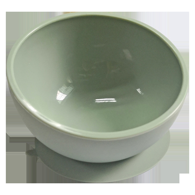 Bát ăn dặm màu hồng silicon cấp thức ăn tròn Bát ăn dặm không chứa nitrosamine cho bé