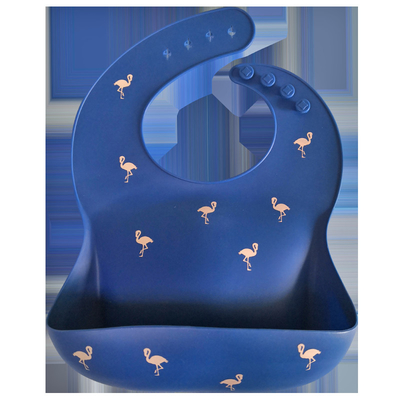 In ấn tùy chỉnh Lộn xộn Bắt Yếm Bé Silicone Chì Kháng khuẩn miễn phí