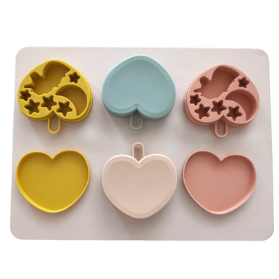 Khuôn làm kem silicone nhiều hình dạng Khuôn làm bánh kỳ lân tự làm không chứa BPA có nắp