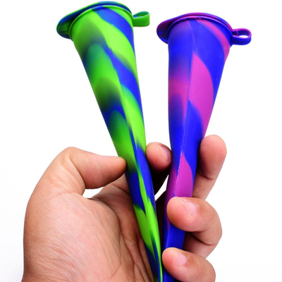 Chống thất lạc Nắp Silicone Ice Pop Maker Tự làm Khuôn hình que có thể tái sử dụng