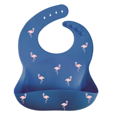 LFGB Hoa văn in Silicone Yếm bắt cá Yếm silicone có túi