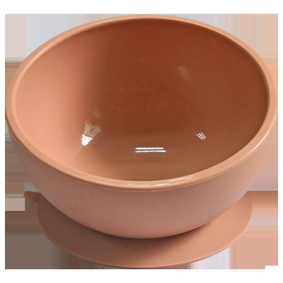 FDA Non Spill Màu hồng xanh lá cây hút silicon bát 145g cho bé ăn uống
