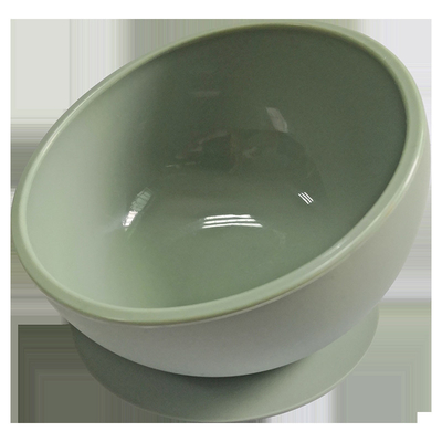 FDA Non Spill Màu hồng xanh lá cây hút silicon bát 145g cho bé ăn uống