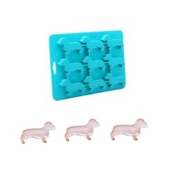 Khuôn làm đá hình con chó Khay làm đá hình con chó 22X16X1.5cm FDA