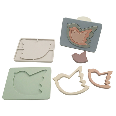 Đồ chơi động vật silicone không chứa BPA, Đồ chơi xếp hình cho trẻ em được CE phê duyệt