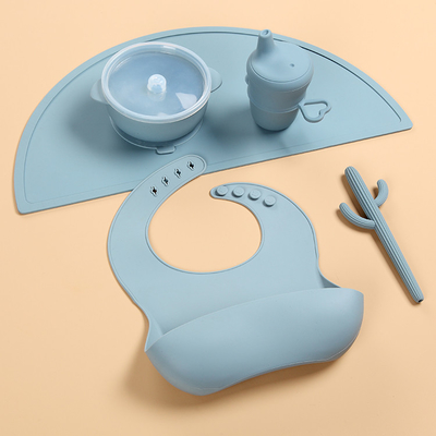 Ether có màu phù hợp 240 độ Bộ cho ăn bằng silicone được FDA chấp thuận cho bé