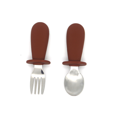 Dao kéo trẻ em bằng bạc silicone 316 Chất liệu thép không gỉ cho trẻ em