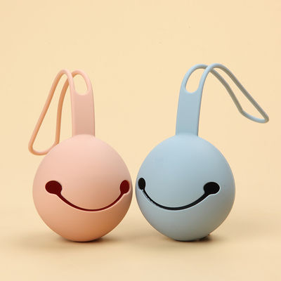 Hộp đựng núm vú giả bằng silicon có dây đeo chắc chắn di động Đa chức năng cho chuyến du lịch